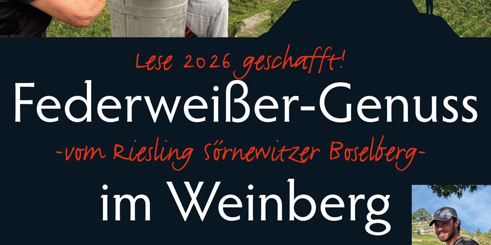 Federweißer im Weingut ab 13 Uhr am Samstag, den 3. Oktober